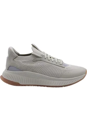 HUGO BOSS Sko, Herre, Grå, 45 EU, Koffing Sneaker til Mænd og Kvinder
