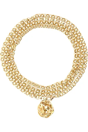 MAGDA BUTRYM Tilbehør, Dame, Gul, ONE SIZE, Uld, Guld Halskæde Re25 Model 03