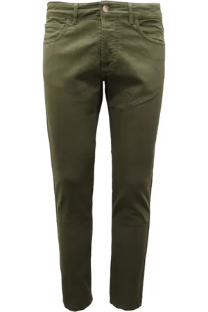 Entre Amis Jeans, Herre, Grøn, W30, Denim, Grønne denim bukser lavet i Italien