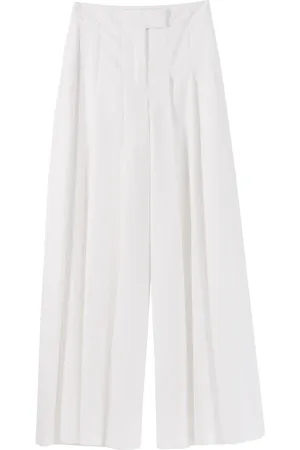 Karl Lagerfeld Bukser, Dame, Hvid, XS, Polyester, Sommer Anledningssæt Bukser