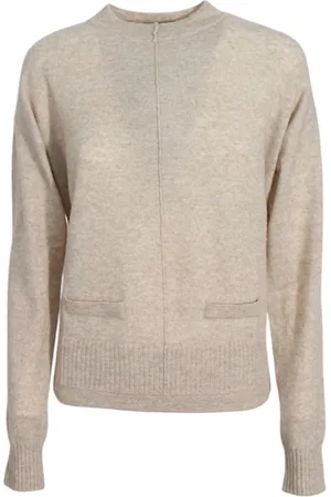 Twin-Set Strik, Dame, , S, Uld, Uldblanding Crewneck Sweatshirt