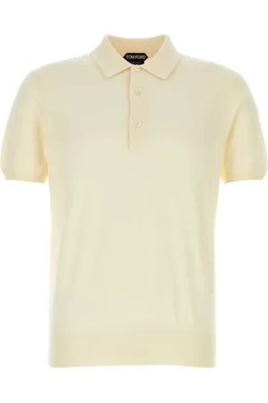 Tom Ford Top, Herre, Gul, XL, Bomuld, Ren bomuld Polo Shirt