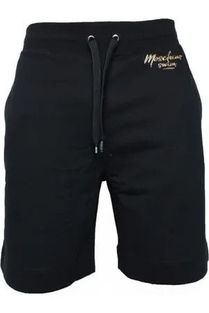 Moschino Shorts, Herre, Sort, 2XL, Bomuld, Bomuld Bermuda Shorts med Lommer