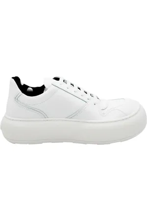 Moschino Sko, Herre, Hvid, 44 EU, Hvide lave top sneakers