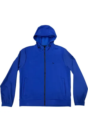 HARMONT&BLAINE Sweathshirts & Hoodies, Herre, Blå, 2XL, Let vindtæt jakke i blåt blandet stof - XXL