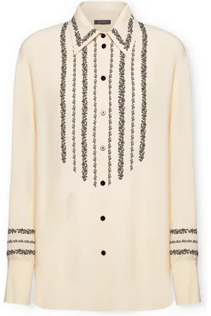 Elena Miro Bluser & Skjorter, Dame, , 6XL, Broderet Skjorte