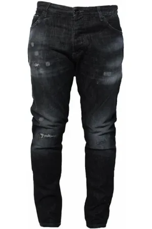 Emporio Armani Jeans, Herre, Sort, W31, Bomuld, Bomuld Jeans med Lommer