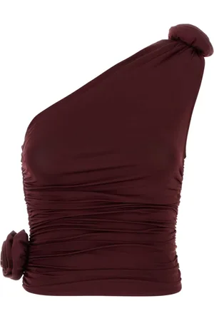 MAGDA BUTRYM Top, Dame, Rød, S, Bordeaux Top i Trendy Stil
