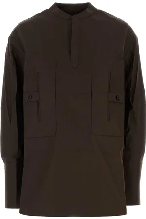 CO Bluser & Skjorter, Dame, Brun, M, Bomuld, Patch Skjorte Kollektion