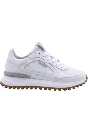 Floris van Bommel Sko, Dame, Hvid, 37 EU, Uld, Afslappet Sneaker til Mænd og Kvinder