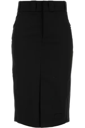 Maison Margiela Nederdel, Dame, Sort, 3XS, Bomuld, Moderne Nederdele til Kvinder