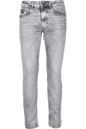 VERSACE Jeans, Herre, Grå, W34, Bomuld, Stilfulde jeans med bomuld og elastan