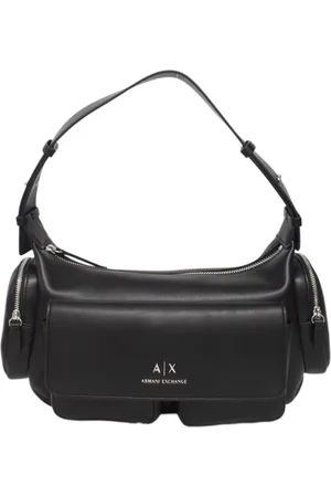 Armani Exchange Taske, Dame, Sort, ONE SIZE, Uld, Skulder taske i kunstlæder til kvinder