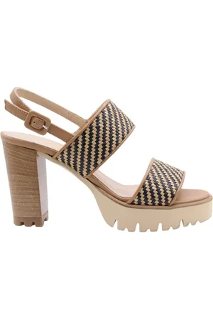Luca grossi Sko, Dame, Brun, 37 EU, Uld, Stilfuld Sandal med Padua Design