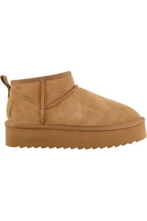 Colors of California Sko, Dame, Brun, 40 EU, Polyester, Polyester dames ankelstøvler faux fur