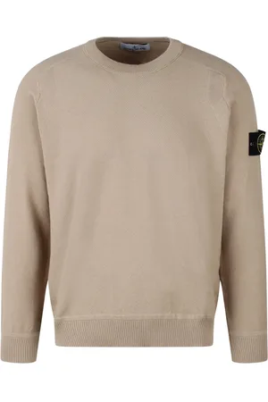 Stone Island Strik, Herre, , L, Bomuld, Bomuld Crewneck Jumper Sweater