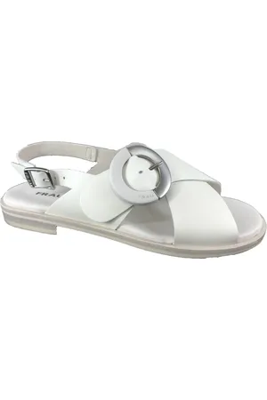 Frau Sko, Dame, Hvid, 36 EU, Uld, Sandal Sko