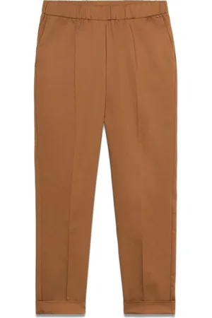 Oltre Bukser, Dame, Brun, 3XL, Bomuld, Chino bukser lavet af bomuldsblanding