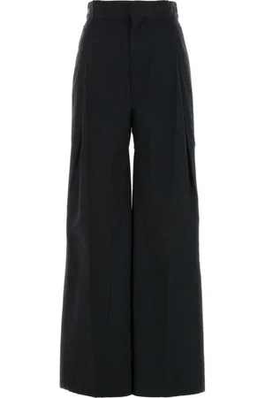 Maison Margiela Bukser, Dame, Sort, XS, Uld, Stilfulde Bukser til Mænd og Kvinder