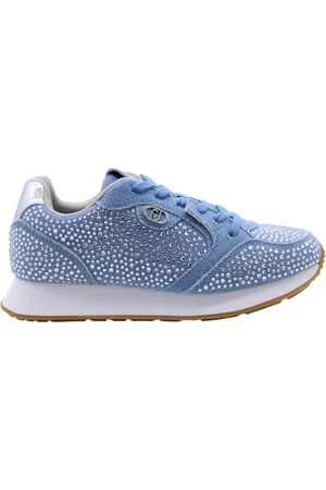 Liu Jo Sko, Dame, Blå, 38 EU, Uld, Maratea Stilfuld Sneaker
