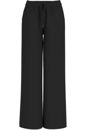 Guess Bukser, Dame, Sort, M, Uld, Palazzo Stil Sorte Bukser