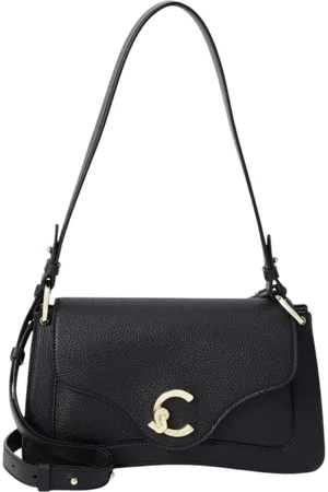 Coccinelle Taske, Dame, Sort, ONE SIZE, Uld, Eco-læder skuldertaske med frontlomme