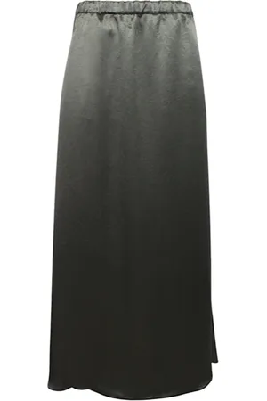 Max Mara Nederdel, Dame, Grøn, L, Acetat Elastik Talje Dame Nederdel
