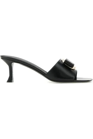 Salvatore Ferragamo Sko, Dame, Sort, 38 EU, Zelie Sandaler til Kvinder