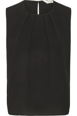 Part Two Top, Dame, Sort, 2XS, Polyester, Sort Feminin Top med Rund Hals