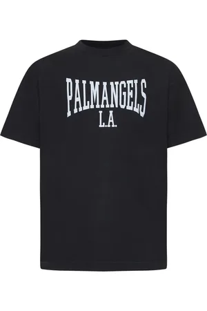 Palm Angels Top, Herre, Sort, M, Bomuld, Sort Bomulds T-Shirt