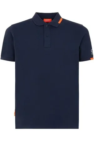 sunseeker Top, Herre, Blå, 2XL, Bomuld, Blå Bomuldspolo med Ribkrave
