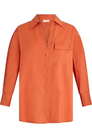 Liu Jo Bluser & Skjorter, Dame, , XS, Bomuld, Bomuld Poplin Skjorte med Fransk Krave