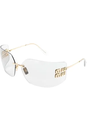 Miu Miu Tilbehør, Dame, Gul, ONE SIZE, Tyl, MU 54Ys 5Ak30B Solbriller