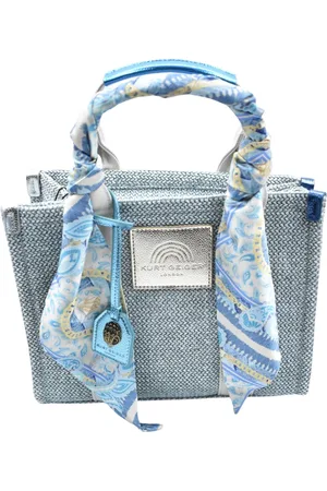 Kurt Geiger Taske, Dame, Blå, ONE SIZE, Uld, Blå Palc Damer Håndtaske Stilfuldt Tilbehør