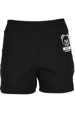 Moschino Shorts, Dame, Sort, XS, Bomuld, Bomuld Elastan Undertøj Shorts