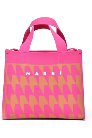 Marni Taske, Dame, Flerfarvet, ONE SIZE, Uld, Stilfuld Stoftaske Shopper