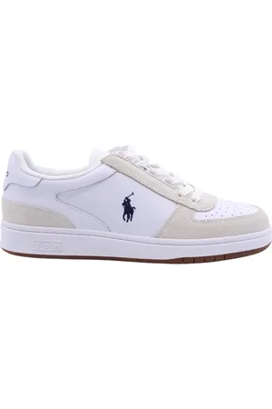 Ralph Lauren Sko, Herre, Hvid, 45 EU, Stokstaartje Sneaker
