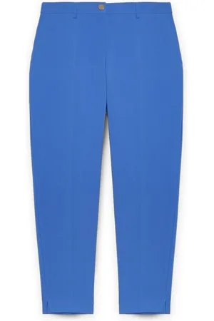 Fiorella rubino Bukser, Dame, Blå, XL, Polyester, Lige bukser
