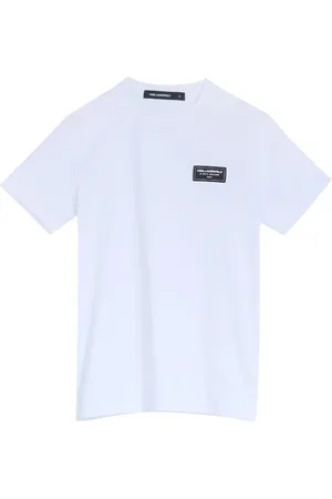 Karl Lagerfeld Top, Herre, Hvid, S, Bomuld, T-shirt Etiket
