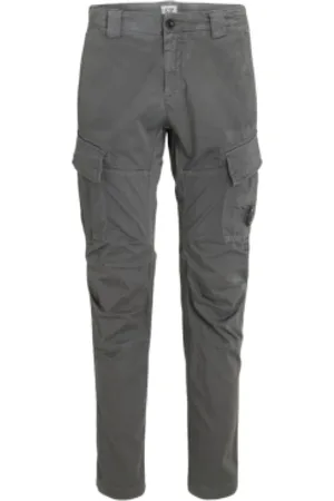 C.P. Company Jeans, Herre, Grå, XS, Bomuld, Cargo Pant med knappet talje