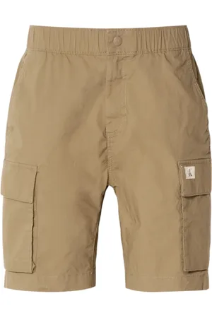 Calvin Klein Shorts, Herre, Grøn, W33, Bomuld, Cargo Bomuld Bermuda Shorts