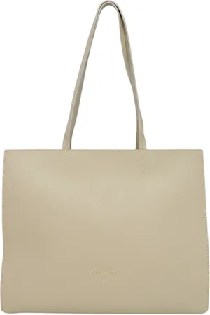 Patrizia Pepe Taske, Dame, , ONE SIZE, Uld, Læder skuldertaske med frontlogo