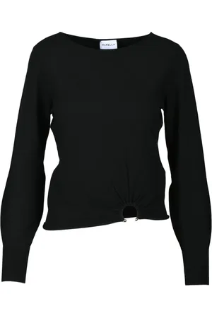 MARELLA Strik, Dame, Sort, L, Polyester, Elegant Strik Top