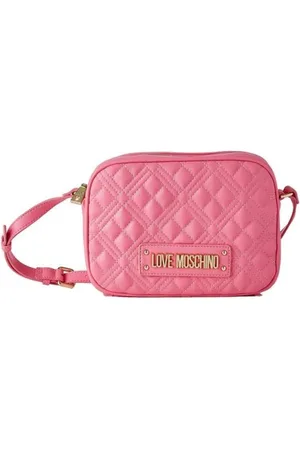 Moschino Taske, Dame, Lyserød, ONE SIZE, Læder, Eco-læder Crossbody Taske