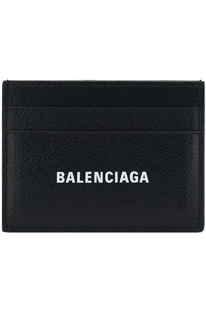 Balenciaga Tilbehør, Herre, Sort, ONE SIZE, Monogram Kalveskind Kortholder