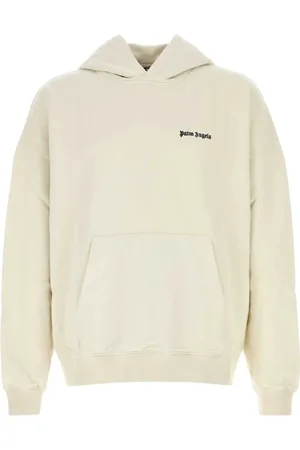 Palm Angels Sweathshirts & Hoodies, Herre, Hvid, L, Uld, Stilfulde Sweatshirts til et Trendy Look