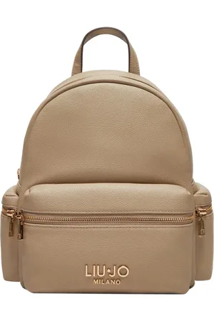 Liu Jo Taske, Dame, Brun, ONE SIZE, Uld, Studded rygsæk med fedt print