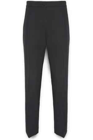 Elena Miro Bukser, Dame, Sort, 5XL, Elegant damebukser, lige snit