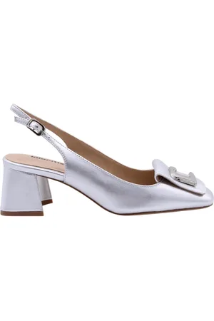 Lola Cruz Sko, Dame, Grå, 38 EU, Rød Slingback Sandaler