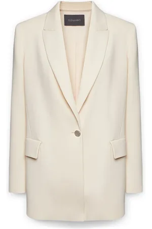 Elena Miro Jakke, Dame, , XL, Elegant Blazer